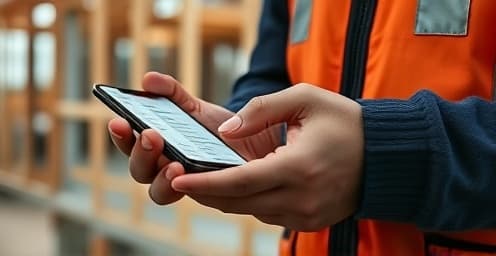 Worker using SafeField on mobile